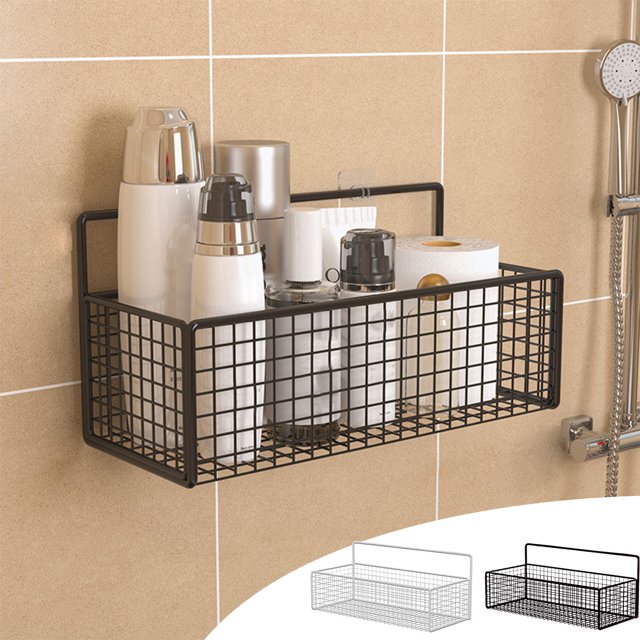 Ratfeit Wall Basket, Hanging Basket, Wire Basket, Wall Storage, Wall Organizer, Wire Baskets for Organizing, Mesh Structure, Sundries Basket, Kitchen Accessories, Hanging Kitchen Baskets, Black