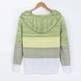 thumbnail image 5 of IROINID Liquidation Hauts Grande Taille pour Femmes, Chandail Imprimé de Noël, Col Rond, Manches Longues, Boutons, Blouse, Vert, 5 of 5