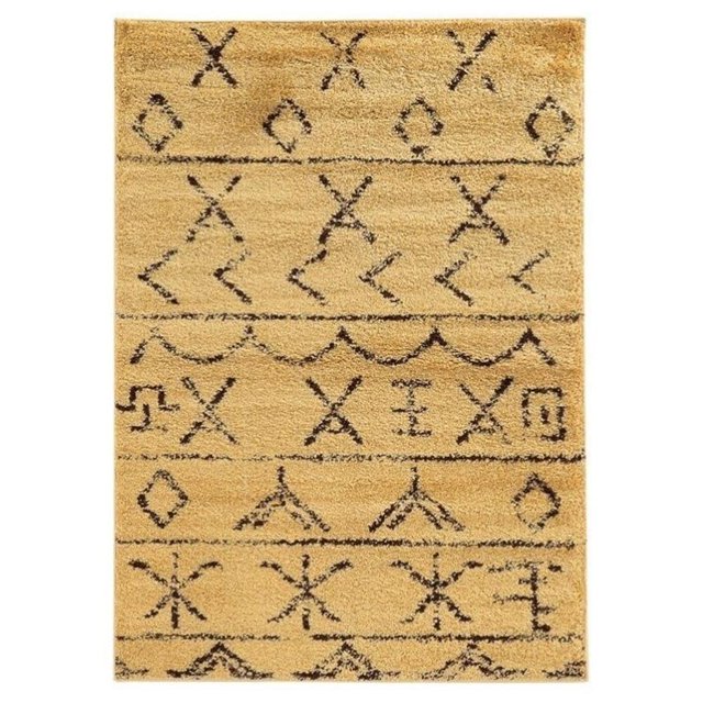 Riverbay Furniture 8' x 10' Shag Rug in Camel