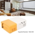 thumbnail image 3 of Portable Projector, Mini Projector TFT LCD Imaging US Plug 100-240V Low Noise  for Family, 3 of 8