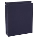 Uxcell 3 Binder de sonnerie, 2 Pcs A4 Taille Flexible Round Binder Grande Capacité Linge Planner Binder pour Business Home Classroom, Bleu