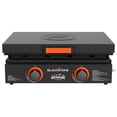 thumbnail image 2 of Blackstone Adventure Ready Outdoor Griddle, 2-Burner 22" Propane Flat Top Grill with Hard Cover, Black, 2 of 5