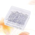 thumbnail image 2 of MasteelfCA 100pcs 32mm Wig Making Set Stainless Steel Wig T with Plastic Box for Wigs Sewing Blocking and Knitting, 2 of 7