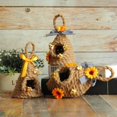 thumbnail image 4 of Mini Beehive Farmhouses Bee Hive Table Decor Spring Jute Rope Woven Hanging Ornament Decorative Honey Beehive Farmhouses Country Home Kitchen Bookshelf Decoration A, 4 of 7