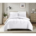thumbnail image 1 of Ensemble de literie complet de luxe Swift Home, toutes saisons, taille double, blanc, 1 of 10