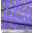 thumbnail image 2 of Soimoi Rayon Fabric Straw & Juice Beverages Printed Fabric 1 Yard 42 Inch Wide, 2 of 3