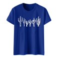 thumbnail image 4 of Women Fashion Bat Sleeve Color Matching Leopard Print Floral Medium Sleeve T Shirt Workout Shirts Loose Womens Long Sleeve Tee Womens Long Sleeve Tops Polyester Long Sleeve Running Shirts Shirt Light, 4 of 4