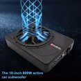 thumbnail image 2 of Subwoofer,With Led Built-in Amplifier Under-seat Car Amplifier With 12v Suv Subwoofer Built-in 12v Car Rv Car Subwoofer Power Subwoofer Led 12v 10 Inch 800w Suv 10 Car Suv Subwoofer Subwoofer, 2 of 6