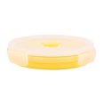 thumbnail image 2 of Collapsible Leak Proof Silicone Lunch Box, Round Bento Lunch Box, Adults For Kids, 2 of 8