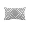 thumbnail image 1 of VogueV 30x50cm Waterproof Pillow Cover - Reversible Outdoor Cushion Protector Grey, 1 of 6