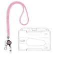 thumbnail image 1 of Cosmug Bling Crystal Rhinestone Lanyard Keychain | Sparkly Id Badge Holder for Women & Kids | Adjustable Neck Strap for Keys, Wallet & Cards | Teacher Student Accessory, E, 1 of 8
