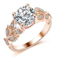 thumbnail image 3 of EGNMCR Rings Ladies Fashion Colorful Water Drop Oval Wedding Rings Gift Rings 1pc Ring Ladies, 3 of 4