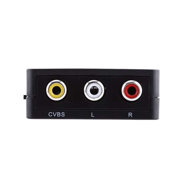 Converter, Digital 720p/1080p To Adapter, Black/White Plug And Play Displayer HD DVD For HD Camera Projection