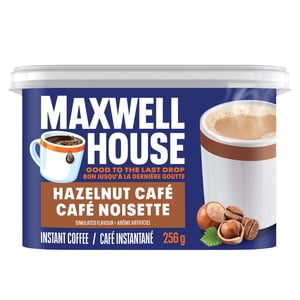 Maxwell House Hazelnut Café Mélange instantané de café, 256 g Boîte