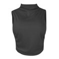 thumbnail image 1 of Mode Femmes T-Shirt Sans Manches Uni Blouse Chemises Gilet Court Ajusté Hauts, 1 of 4