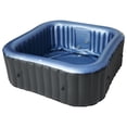 thumbnail image 1 of MSpa Square Inflatable Bubble Massage Spa, 4 to 6 Person Hot Tub, Tekapo, 1 of 8