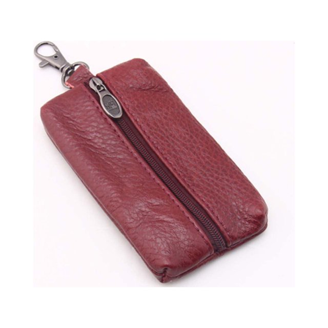 Clearance! Unisex Leather Key Case Wallet Pouch Bag Keychain With Key Zipper Sale Items Todays Deals In #25