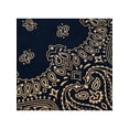 thumbnail image 2 of CTM® Metallic Gold Paisley Print Bandana, 2 of 2