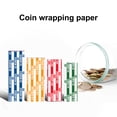 thumbnail image 2 of Musbetu 100Pcs Coin Wrapper Assorted Flat Coin Rolls Wrappers Kraft Paper 4 Colors Penny Nickel Dime Quarter Coin Rolls, 2 of 7