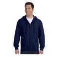 thumbnail image 1 of Gildan Men's Satin Label 1x1 Rib Zipper Pouch Pocket Hoodie, Style G18600, 1 of 1
