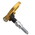 thumbnail image 4 of CIMAXIC Aluminum European Model Car Auto Racing Front Bar Tow Hook Towing Trailer Ring Car Accessories for Universal (Gold),7.28"X2.91"X1.38", 4 of 4