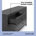 thumbnail image 4 of Storkcraft Alpine 6-Drawer Double Dresser, 4 of 10