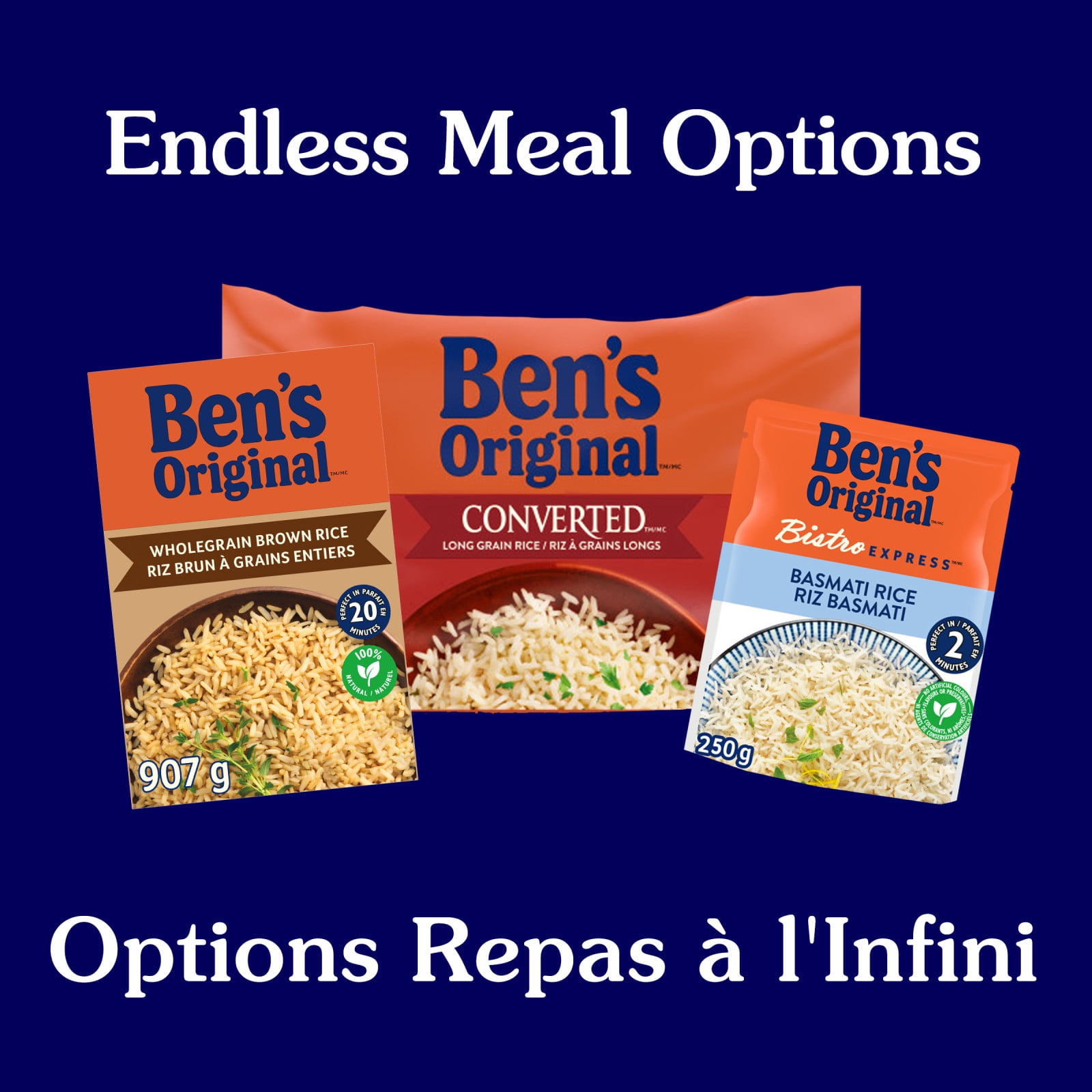 BEN'S ORIGINAL Riz Brun à Grains Entiers
