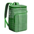 thumbnail image 1 of Rustic Plaid Soft Cooler Bag - 20L Insulated Leakproof Backpack Cooler for Picnics, Travel & Daily Use, 1 of 5