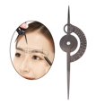 thumbnail image 4 of HILABEE Étriers de Ratio Précis Microblading Règle pour Sourcils Flexible Amovible Réutilisable Règle en Acier Inoxydable Outils de Mesure pour Maquillage Noir, 4 of 9