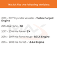 thumbnail image 3 of MAX Advanced Brakes - Front Brake Kit For 2014-2018 Kia Forte| Carbon Ceramic Brake Pad and Rotor Kit| Drilled Slotted Brake Rotors, 3 of 10