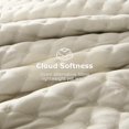 thumbnail image 4 of WDCOZY Ensembles de Literie Courtepointe Beige Grand Lit avec 2, 4 of 9