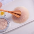 thumbnail image 2 of Langgg Makeup Brush Foundation Powder Blending Face Contouring Brushes Artificial Fiber Plating Reusable Make Up Tool Replacement Colorful, 2 of 7