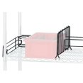 thumbnail image 1 of 60 in. Wire Shelving Unit Back Ledges - Black, 1 of 1