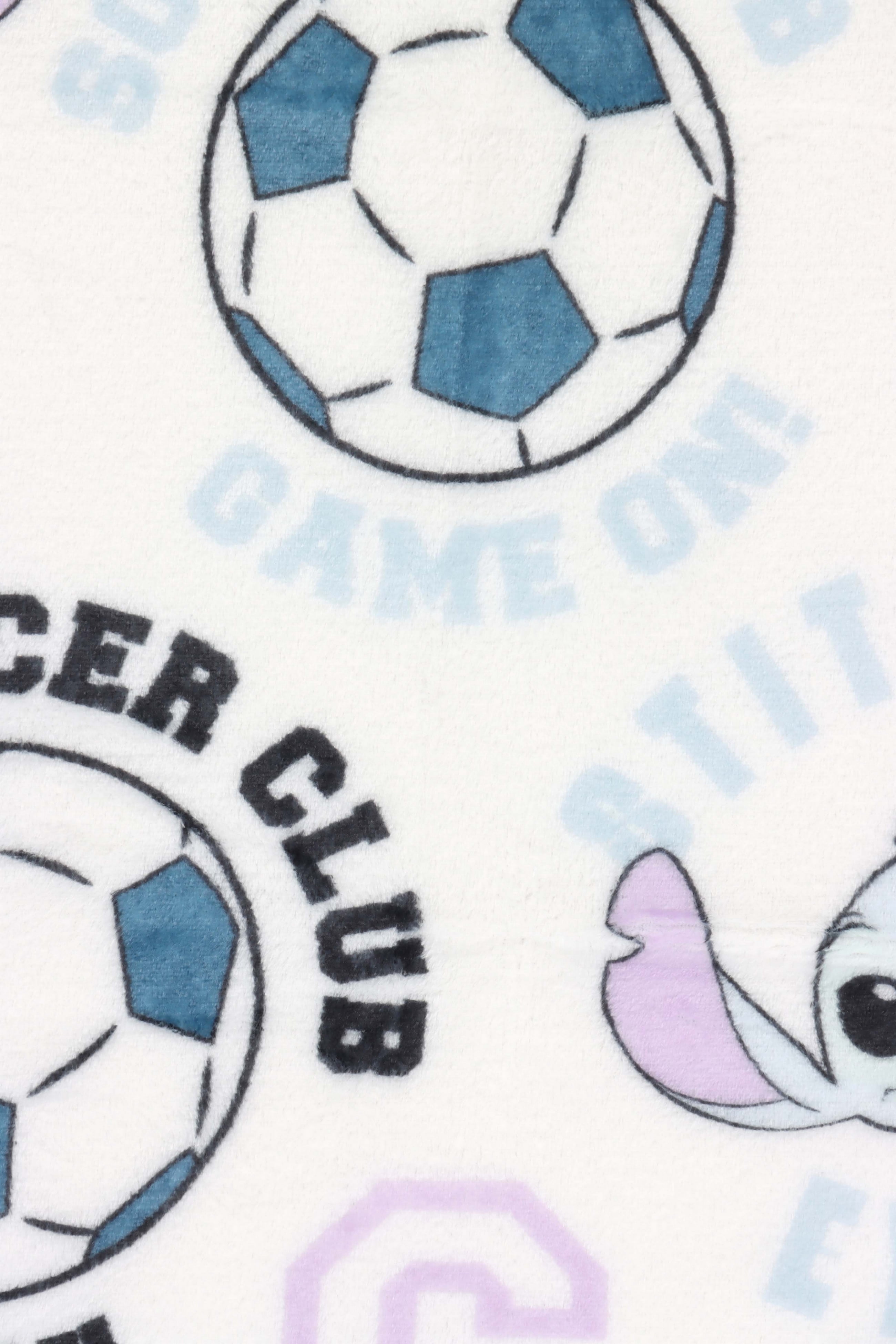 Lilo and Stitch Soccer Silk Touch Fleece Throw