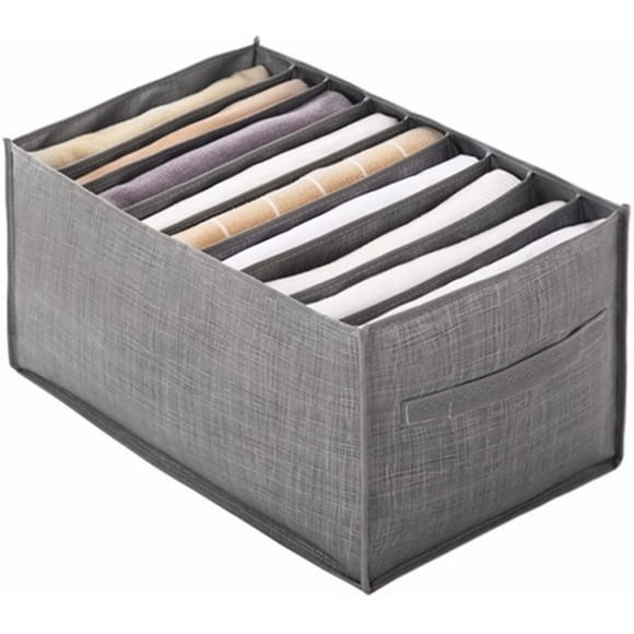 CQCYD Foldable Underwear Storage Box with Drawer, Mesh Bra and Panties Organizer Bins for Closet, Stackable Divider Compartment Container for Bedroom Dresser Cabinet, Space Saving Home Organization