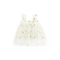 thumbnail image 1 of Xingqing Robe d'Été Adorable pour Bébés Filles, Douce, à Bretelles, Sans Manches, à Fleurs Imprimées, en Dentelle, Tutu, Robe Soleil, 1 of 7