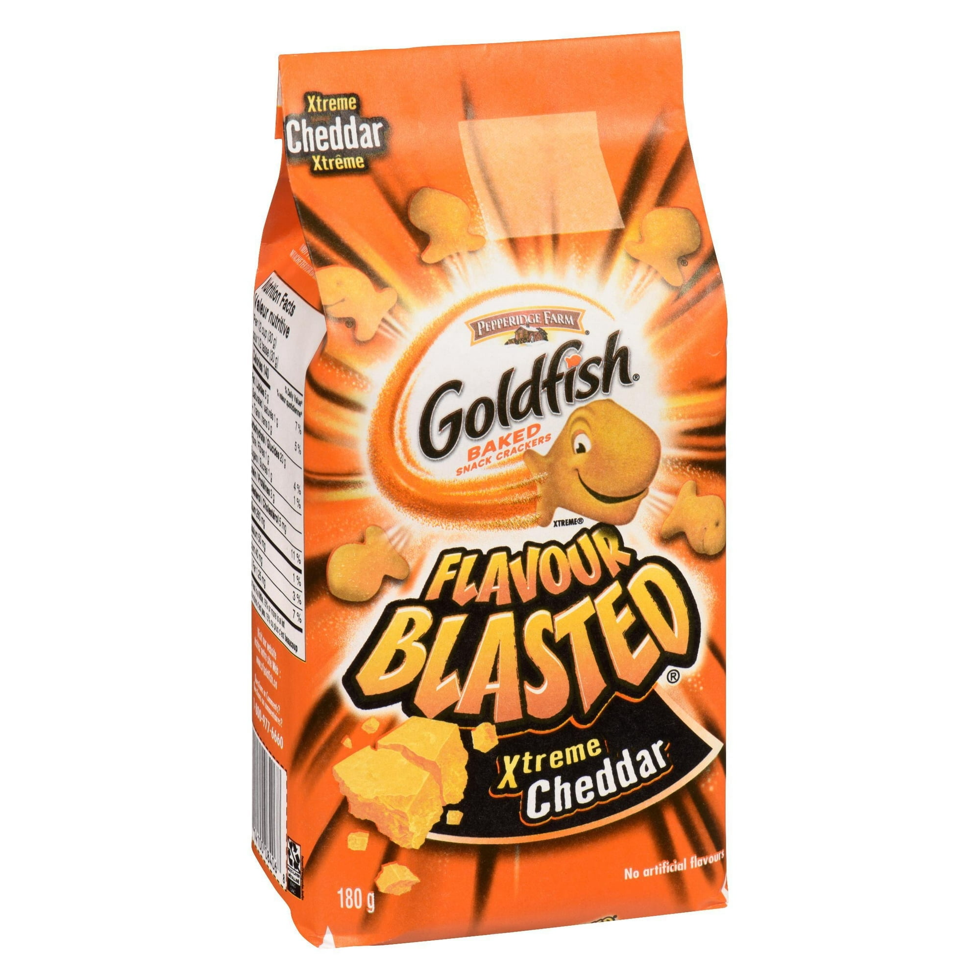 Goldfish® Flavour Blasted® Xtreme Cheddar Crackers,180g bag
