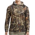 thumbnail image 1 of Yuyuzo Chandails en Molleton à Capuche pour Hommes Protection Solaire Manches Longues Séchage Rapide Randonnée Pull-Over, 1 of 1