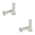 thumbnail image 2 of relayinert Vintage Motorcycle Handlebars Grips 7/8 22mm Universal Timeless Comfortable Grip White 2Set, 2 of 6