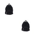 thumbnail image 1 of Ruiboury Unisex Backpack With Adjustable Straps And Stylish Durable Cloth School Backpack School Bag Book Bag Comfortable black 2Set, 1 of 6