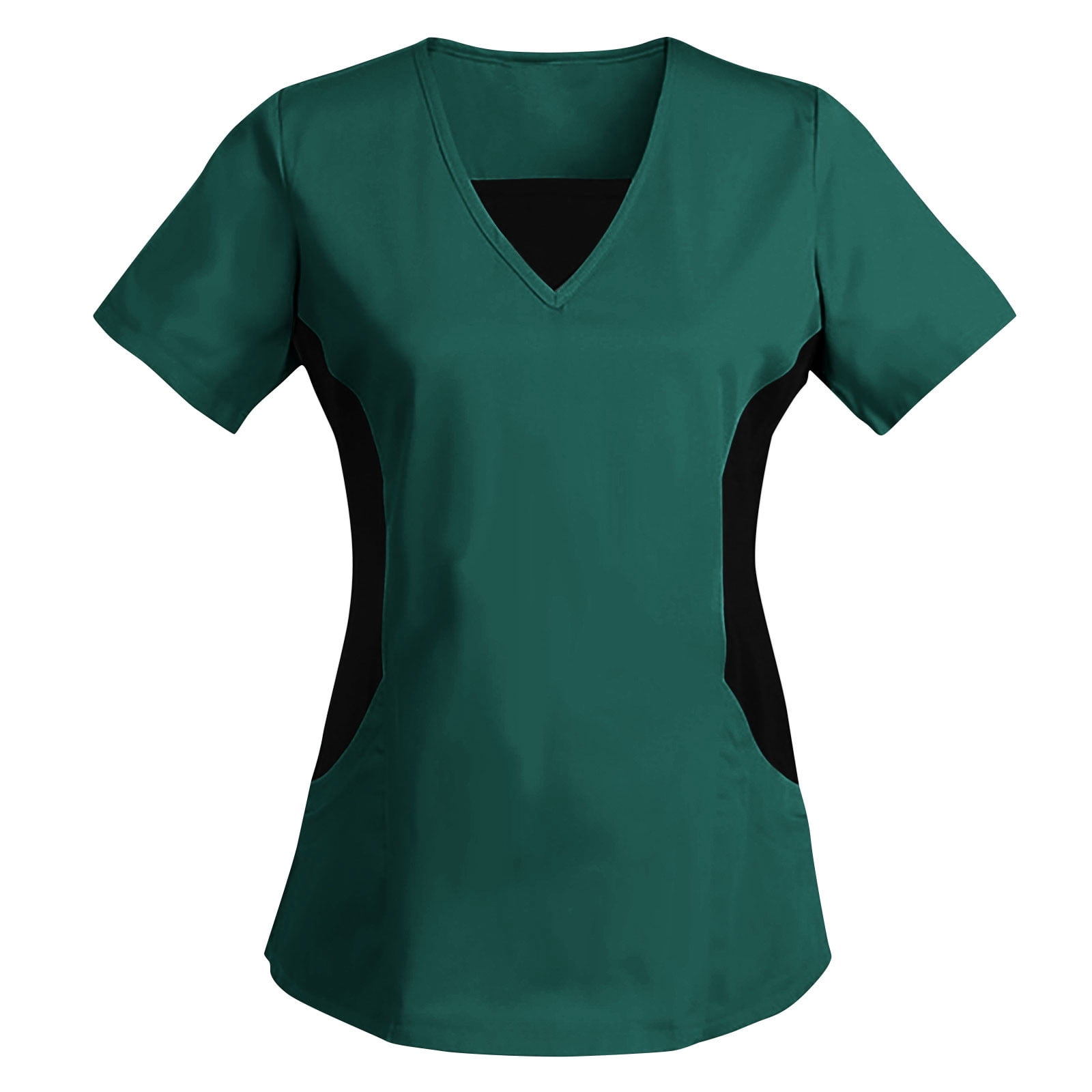 Soki Hauts de Sarrau pour Femmes en Liquidation T-shirt à Col en V Décontracté