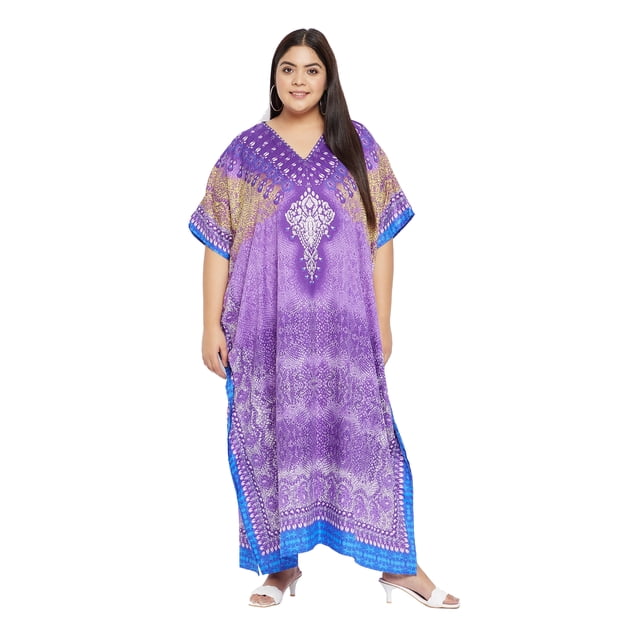Caftans Longs pour Femmes Grande Taille Robe Caftan Robe de Soirée Fête Été Plage Robe d'Été Manches Kimono Longues Robes Décontractées en Ligne