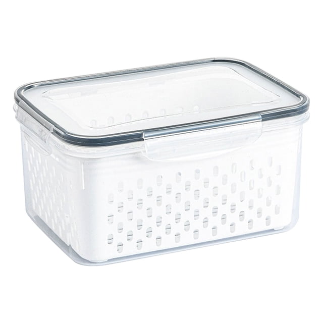 HCBY Airtight Food Container, Large-capacity yet Space-saving Fridge Organizer, Multi-size Optional Specification, Food-safe Material, Reusable Box for Meal Prep and Picnic Storage