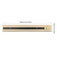 thumbnail image 4 of Labymos Electrical Outlet Track Surface Mounted Power Outlet Track 60cm Aluminum Alloy Kitchen Sockets, 4 of 8