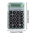 thumbnail image 3 of Mechanical Calculator 8 Digit LCD Display Handheld for Office, 3 of 6