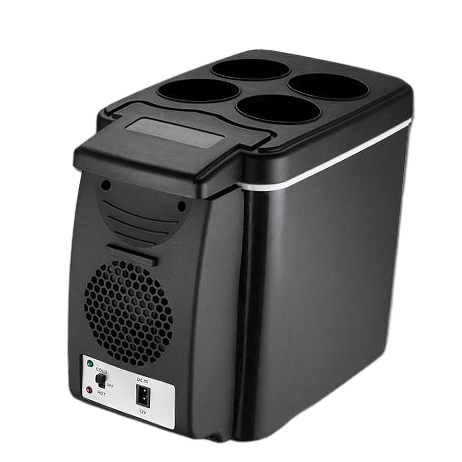 6L Capity Mini Fridge Warmer 12V Freezer Fridge for Travel, +DC Power Compatibility