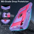 thumbnail image 2 of Case for iPad Mini 7 A17 Pro 2024 / iPad Mini 6 2021 8.3 Inch, Shockproof Protective Cover with Kickstand Shoulder Strap, 2 of 7