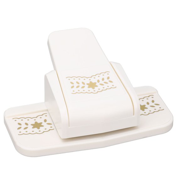 Outils de Perçage à Succès pour Artisanat, Bords, Outil de Perçage Manuel Bricolage Léger et Compact pour Papier avec Design en Dentelle Gaufrée pour Albums Photo de Scrapbooking et Journaux