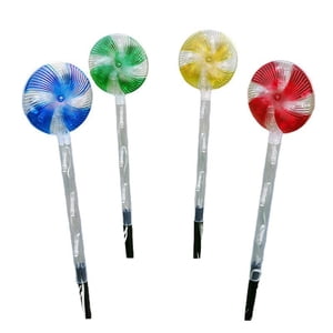 TopLLC Éclairage solaire Éclairement extérieur de canne à sucre, 4 Pcs Lollipop Yard Sign, Jardin extérieur pelouse lampe pour les pelouses de mariage Patio jardin marqueurs de porc ornement étanche lumières de jardin