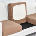 thumbnail image 1 of Aufmer Sofa Seat Cushion Cover Tightly Wrapped Protector Polyester Fiber Living Room Furniture Cover, Polyester(Khaki), 1 of 2